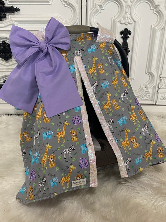 zoo theme car seat canopy