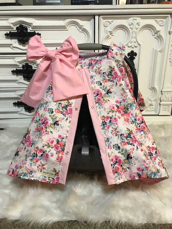 car seat canopy / carseat canopy / car seat cover / carseat cover / infant carseat canopy / nursing cover BOW included