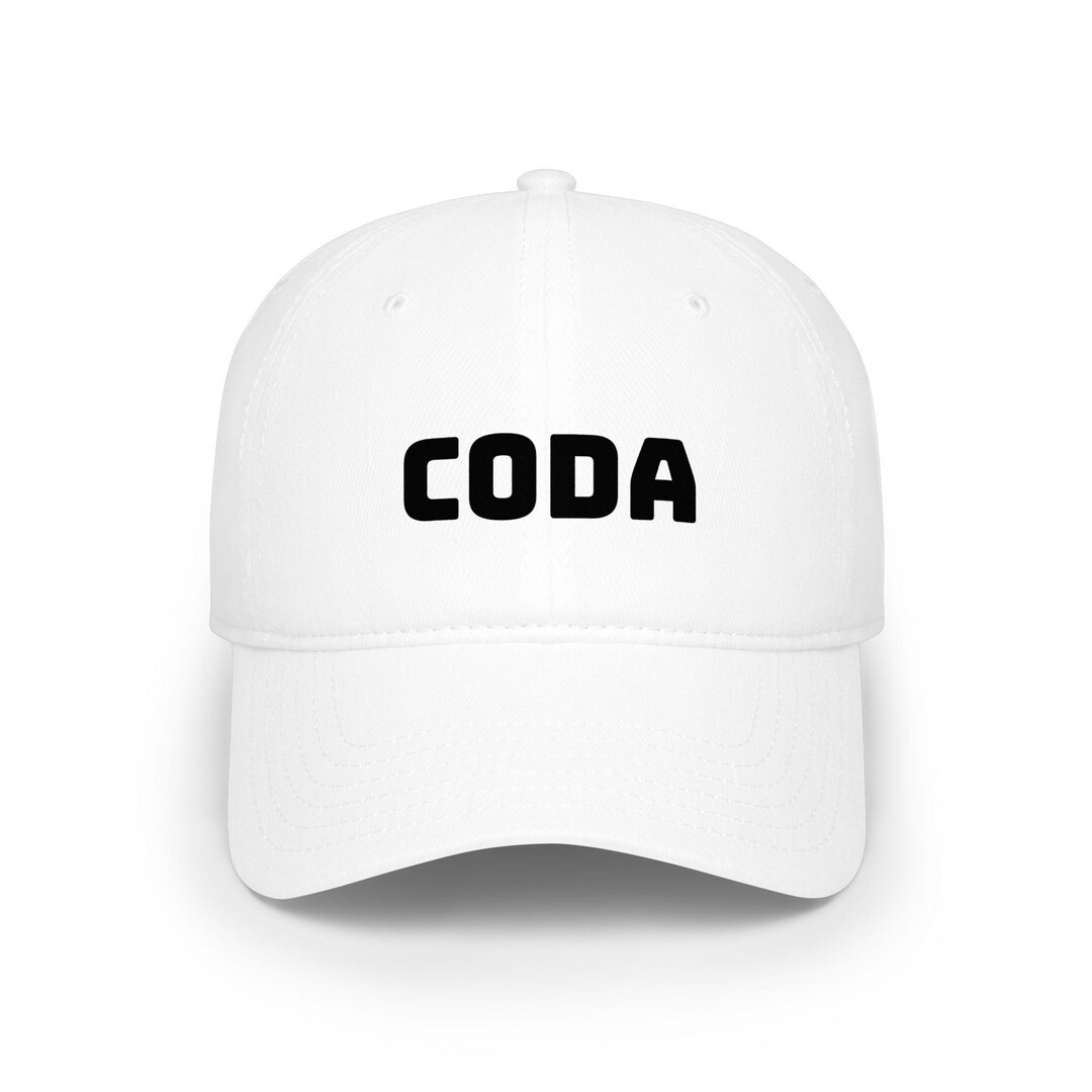 CODA Embroidered Baseball Cap | ASL Deaf Culture Hat - Etsy