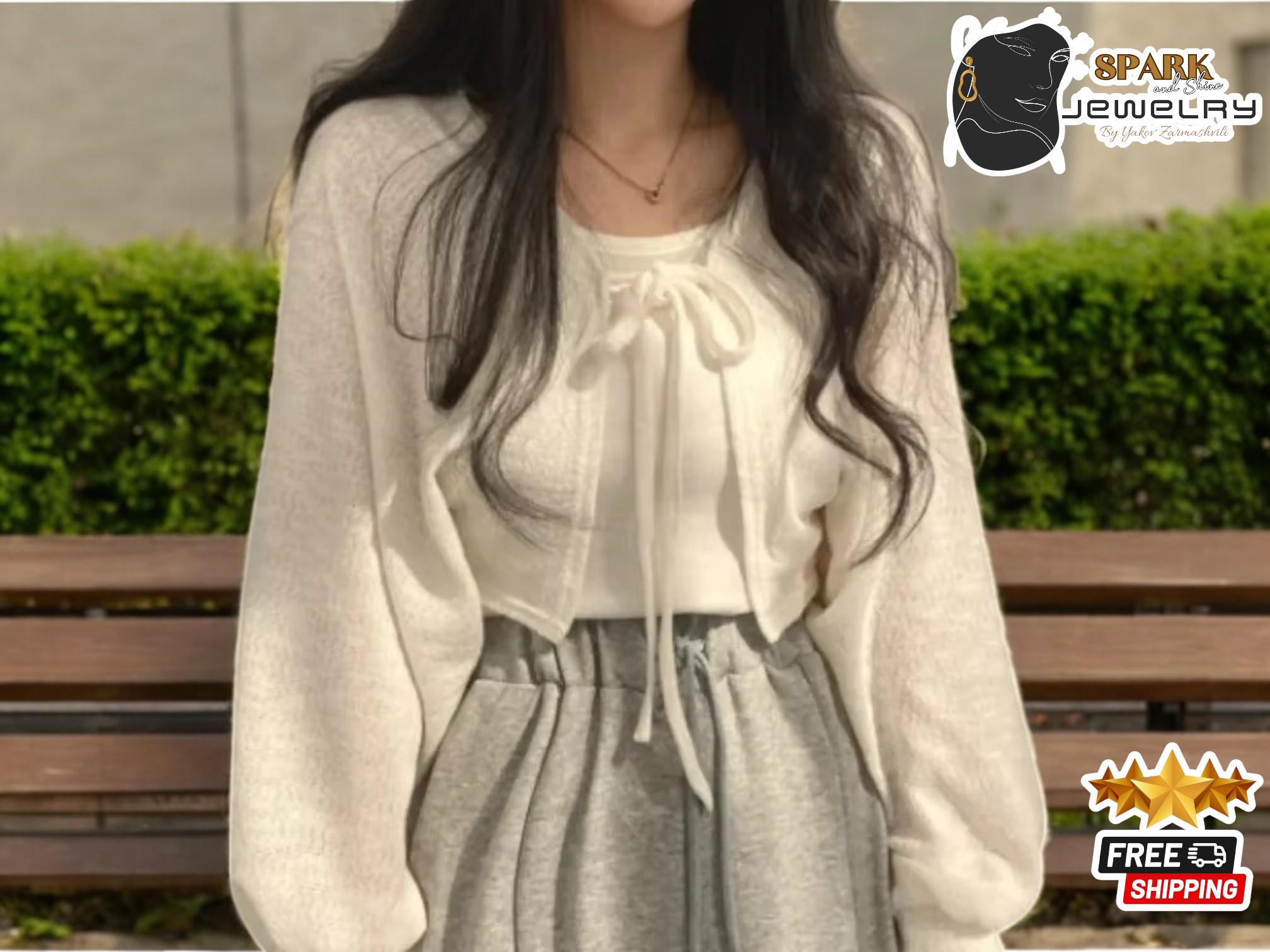 Estilo Coreano Sweaters Coreanos De Mujer Korean Cardigan España