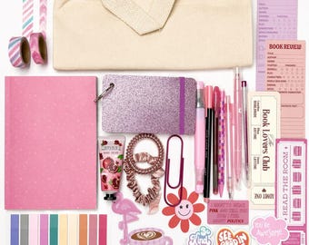 Stationery Mystery Box Gift for Her, Choose Your Palette, Cute Aesthetic Surprise Bundle, Stationery Lover Journal Mystery Pack