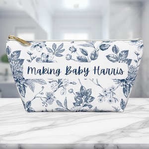 Personalized Floral IVF Meds Pouch: Infertility Gift