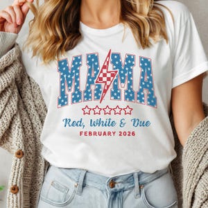 4th of July Pregnancy Announcement Shirt: Patriotic Couples Tee - Etsy