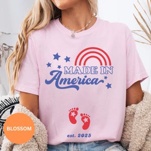 Funny 4th of July Pregnancy Reveal Shirt Custom July 4th Pregnancy ...
