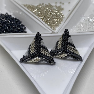 Handcrafted Beaded Earrings with Miyuki Delica Beads