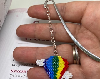 Handcrafted Beaded Bookmark – Custom Bespoke Designs Available