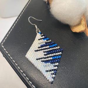 Handcrafted Beaded Earrings with Miyuki Delica Beads