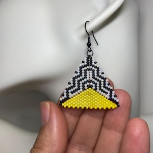 Handcrafted Beaded Earrings with Miyuki Delica Beads