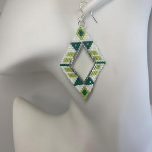 Handcrafted Beaded Earrings with Miyuki Delica Beads
