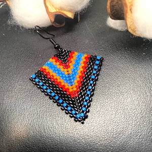 Handcrafted Beaded Earrings with Miyuki Delica Beads