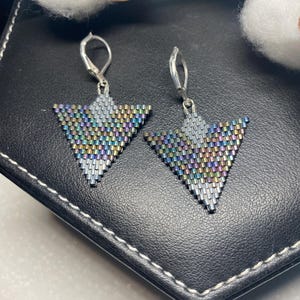 Handcrafted Beaded Earrings with Miyuki Delica Beads
