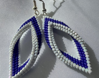 Handmade Beaded Earrings with Miyuki Delica