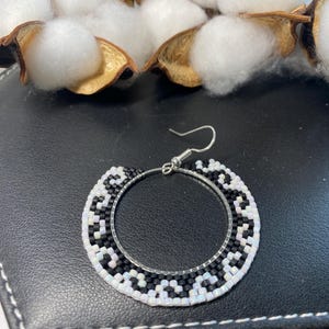 Handcrafted Beaded Earrings with Miyuki Delica Beads