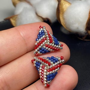 Handcrafted Beaded Earrings with Miyuki Delica Beads