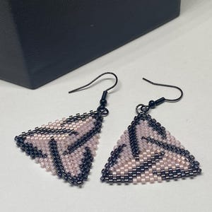 Handcrafted Beaded Earrings with Miyuki Delica Beads