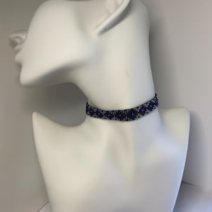 Handmade Beaded Choker Necklace, Colorful Beads, Boho Chic Jewelry, Customizable Choker, Gift for Her