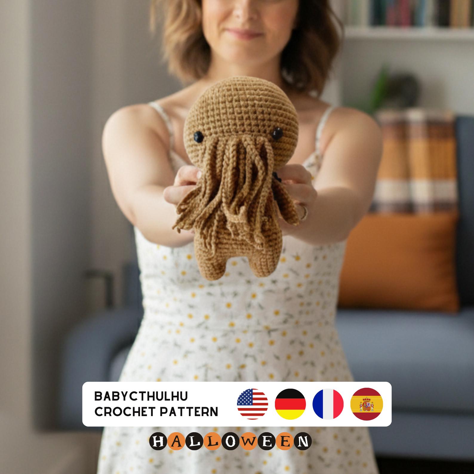 30 Cthulhu Crochet Patterns for Lovecraftian Amigurumi, Plushies, and Gifts 34 Halloween Cthulhu Amigurumi Tutorial