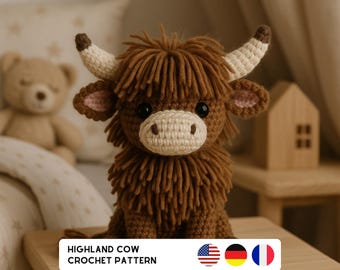 Cow Crochet Pattern | Easy Amigurumi Cow PDF