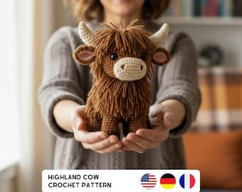 Cow Crochet Pattern | Easy Amigurumi Cow PDF