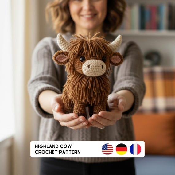 Cow Crochet Pattern | Easy Amigurumi Cow PDF