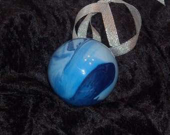 Hand painted glass ornament B20