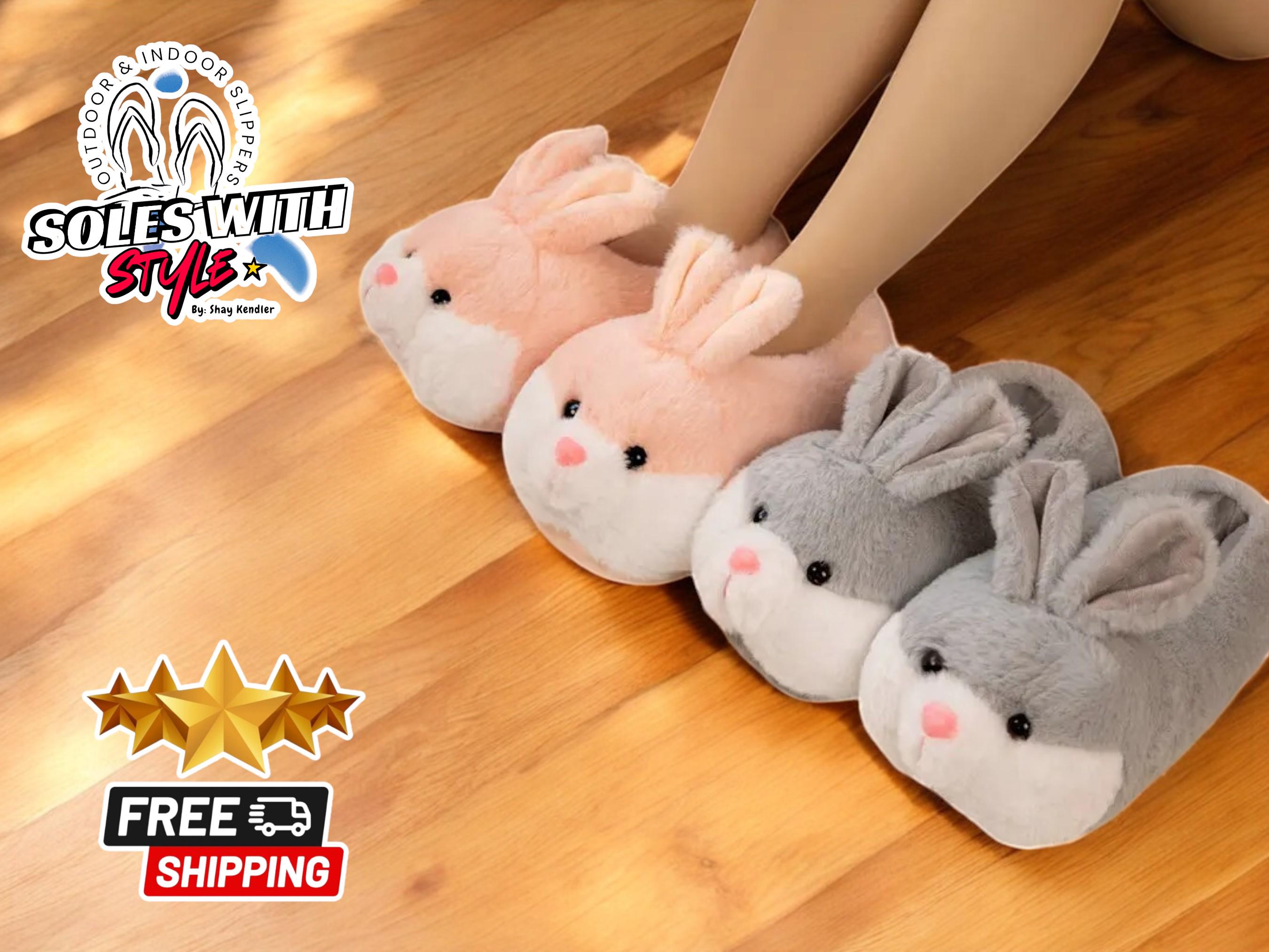 Animal Slippers Next Rabbit Slippers Cute Pink Bunny Slippers For