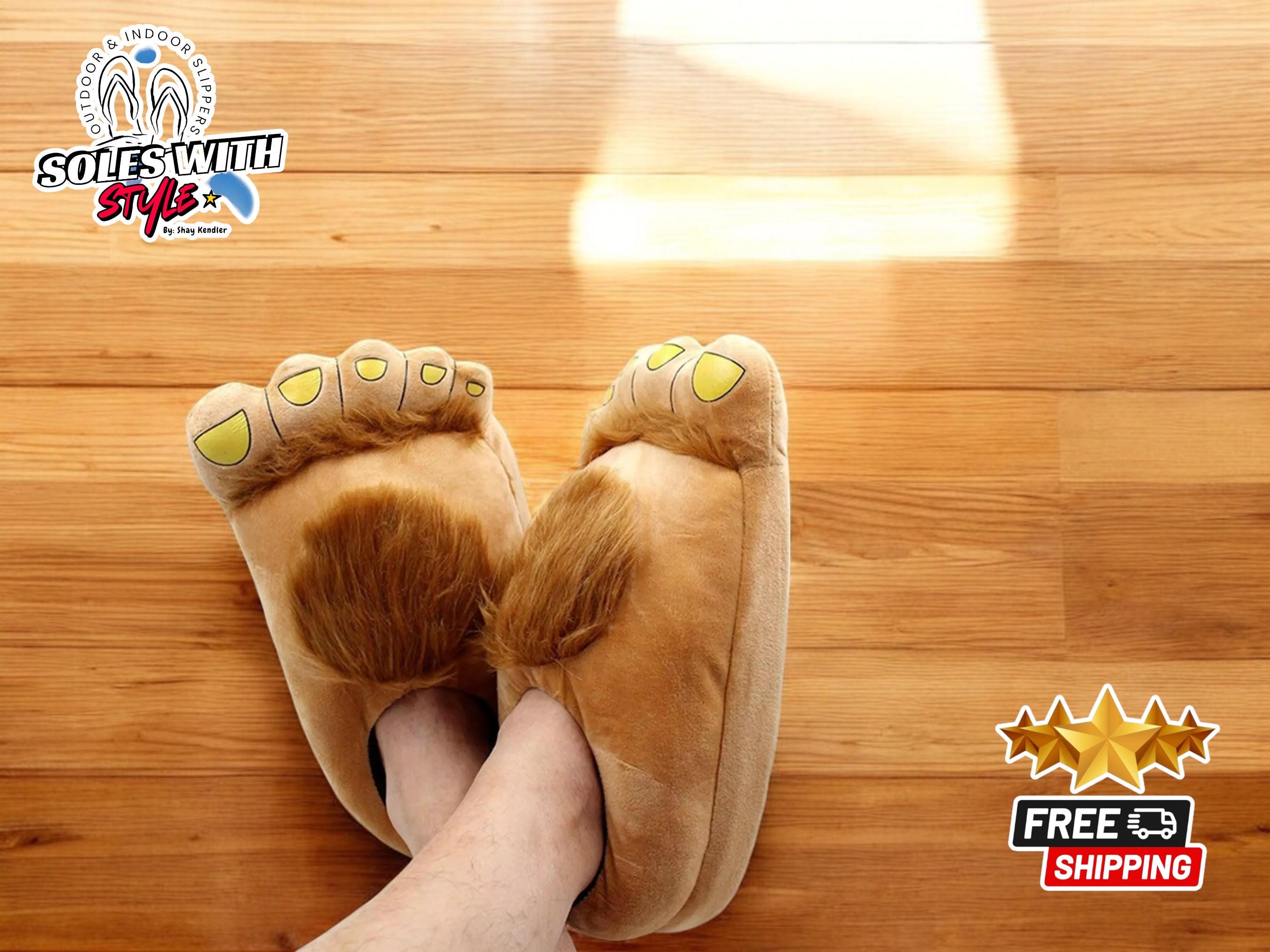 Pantofole Pelose Ciabatte Da Uomo Simpatiche Pantofole Calde