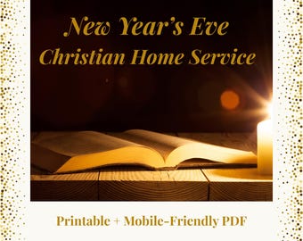 New Year’s Eve Christian Home Service – Family Worship Guide PDF