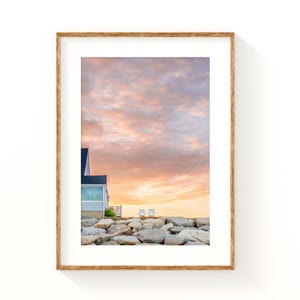 Higgins Oasis, Higgins Beach Scarborough Maine Photo, Coastal Wall Art, Sunset, Nautical Photo, New England, Beach Photo by Kristina O'Brien