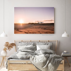 Maine Photography Reid State Park Surfers Georgetown Maine Wall Art Sunset Coastal Print by Kristina O'Brien image 2