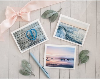 Maine Notecards - Pine Point - Maine Love - Stationery - Gift Set - Nautical - Photo Cards - Set of 3 Coastal notecards by Kristina O'Brien