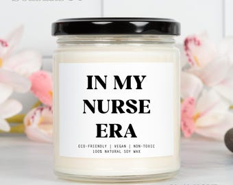 In My Nurse Era Candle, Nursing School Gift, New Nurse Candle Gift, Nurse Graduation Candle Gift, Nursing Student Graduation Gift, D377D