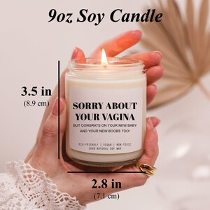 New Mom Candle, New Mom Gift, First Time Mother Candle Gift, First Time Mom Gift, New Mom Push Present, New Mom Soy Candle, BFWF2 bild 3