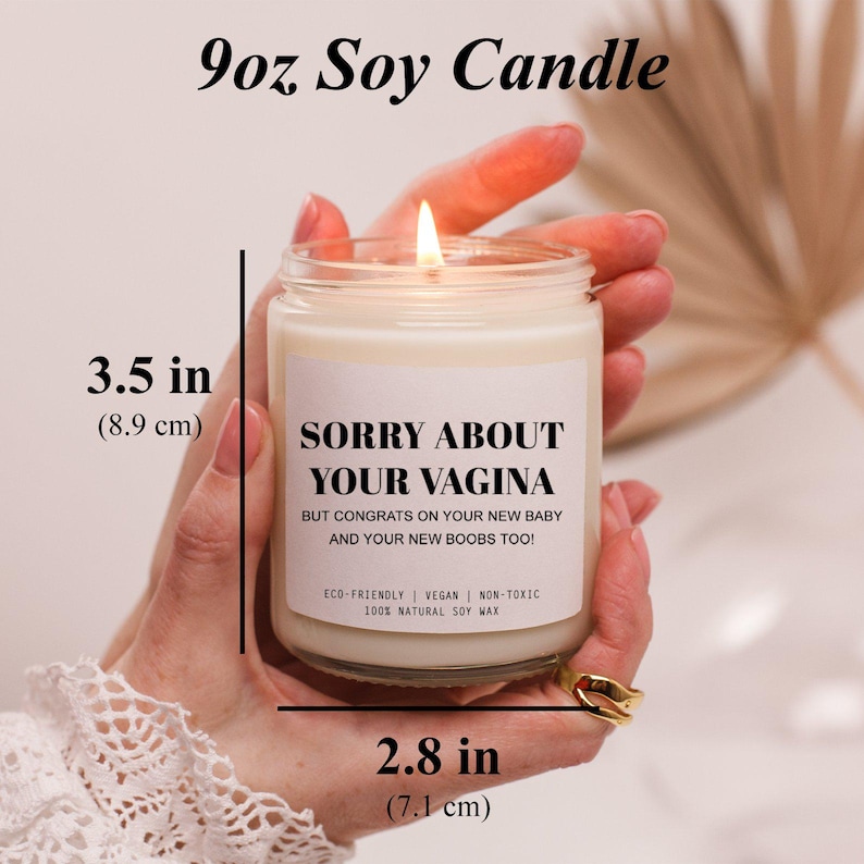 New Mom Candle, New Mom Gift, First Time Mother Candle Gift, First Time Mom Gift, New Mom Push Present, New Mom Soy Candle, BFWF2 bild 3