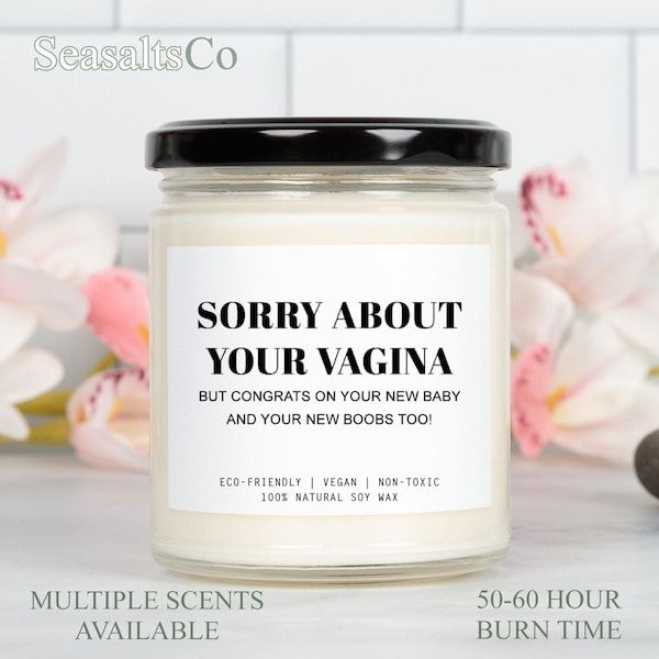 New Mom Candle, New Mom Gift, First Time Mother Candle Gift, First Time Mom Gift, New Mom Push Present, New Mom Soy Candle, BFWF2
