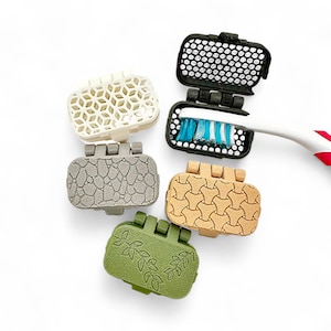 3D Printed Toothbrush Cover: Nature Theme Travel Holder