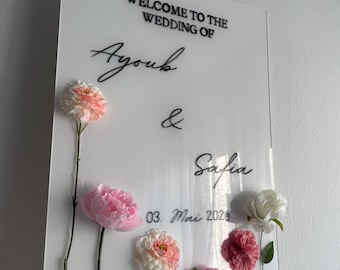 Willkommensschild Hochzeit, wedding welcome sign, Nikkah Hochzeitsschild, Empfangsschild, islamisches Empfangsschild