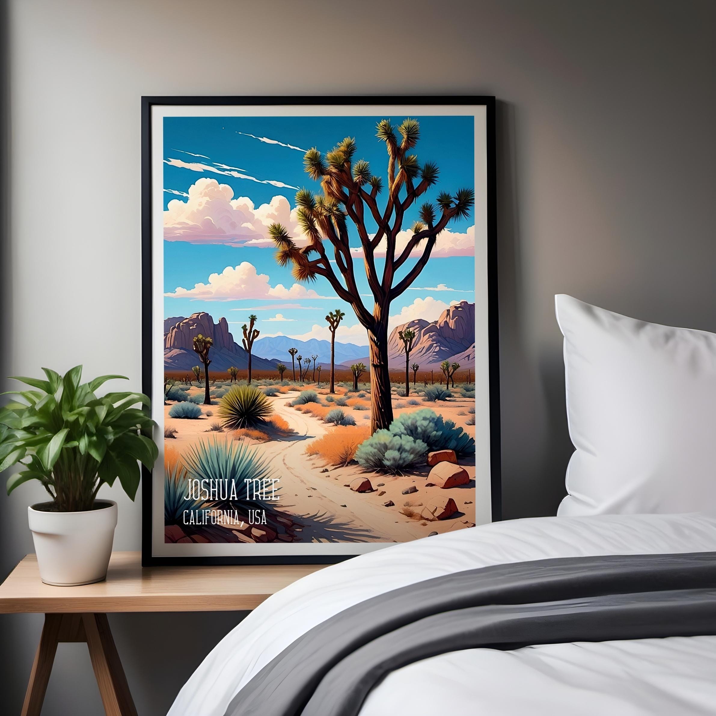 Joshua Tree National Park Travel Wall Art, California Poster, USA Parks ...