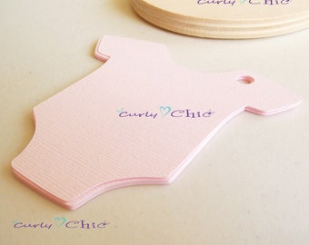 Baby Bodysuit Tags 2" -Baby Bodysuits tags -Paper Baby shirt die cuts -Cardstock Baby shower die cuts -Custom Bodysuit labels