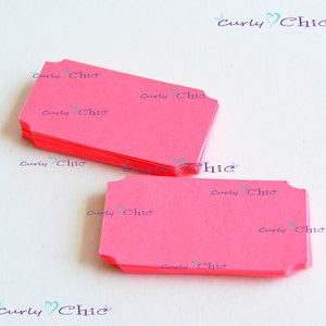 Etiquetas retangulares de papel -Etiquetas pequenas de cartolina -Decoração de lembrancinhas de festa -Lembranças de casamento -Decoração de chuveiro -Preço de ingresso comercial 1x2" -