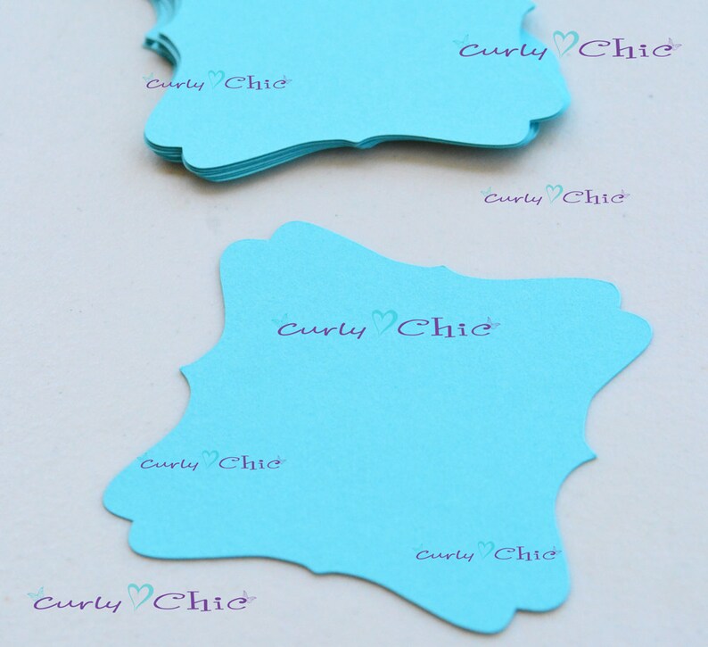 Square Bracket die cuts Paper Labels Cardstock Bracket tags 13 Square Bracket IV Tags Size 2.50 Paper tags Custom die cuts