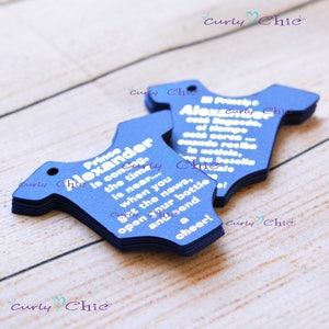 Personalisierte Baby Bodys 2,5 "Hängetiketten - Benutzerdefinierte Babyparty Foliendruck Etiketten - Danke Partygeschenke - Niedliche kleine dekorative Schilder