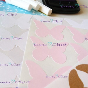 Pegatinas de mariposas - Etiquetas personalizadas - Etiquetas de mariposas para bodas - Decoración para fiestas de baby shower - Recuerdos de quinceañera - Etiquetas de recuerdo de cumpleaños