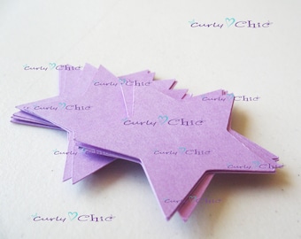 50 Stars Tag Size 2" -Stars die cuts -Paper Stars -Cardstock Paper die cuts -Stars die cuts -Paper Labels