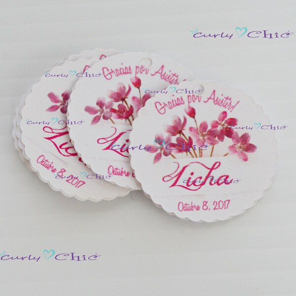 Scalloped Labels Etsy