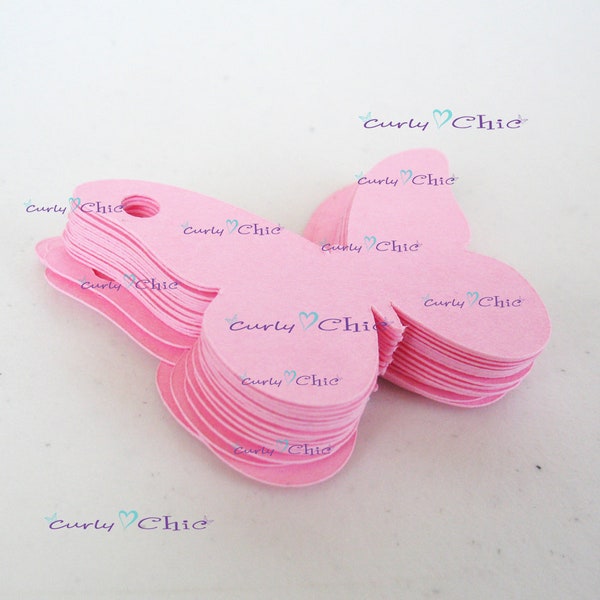 Butterfly  Tag Size 2.50" -Butterflies Labels -Butterflies Tags -Custom Paper Butterflies die cuts - Butterflies Labels