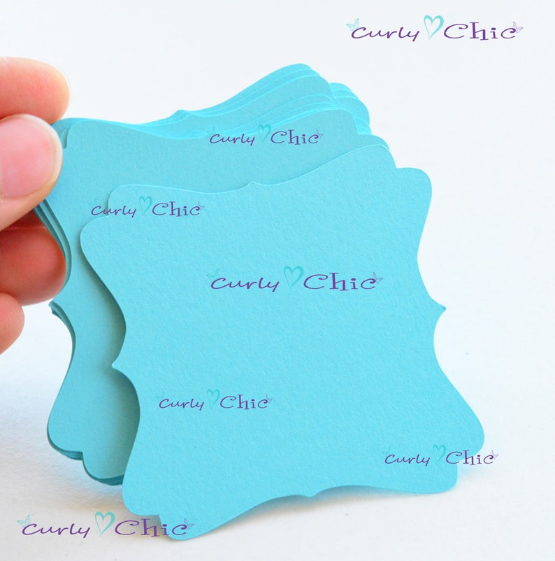 Square Bracket die cuts Paper Labels Cardstock Bracket tags 13 Square Bracket IV Tags Size 2.50 Paper tags Custom die cuts