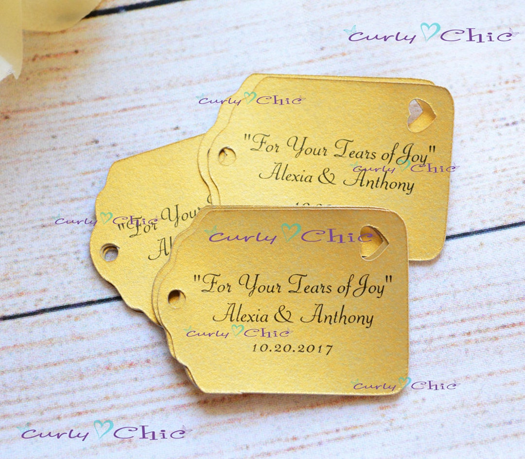 Personalized Wedding Rectangle With Heart Tag Size 1x2