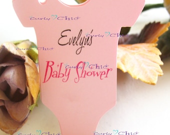 Personalized Baby Bodysuit Tag 1.50" -Custom Baby Shower Labels -Shower Gift Tags -Birthday Cards -Thank you Gift Labels