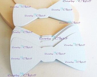 Bow Tie Die cuts Size 3" -Baby Shower Decorations -Tuxedo Tie Die cuts -Birthday Paper Party -Little Man Gift Cards